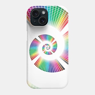 Rainbow Color Wheel Spiral Colorful Phone Case