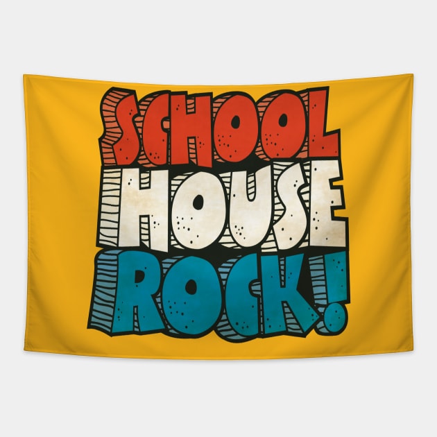 Schoolhouse Rock! 1973 Tapestry by nodaiaku