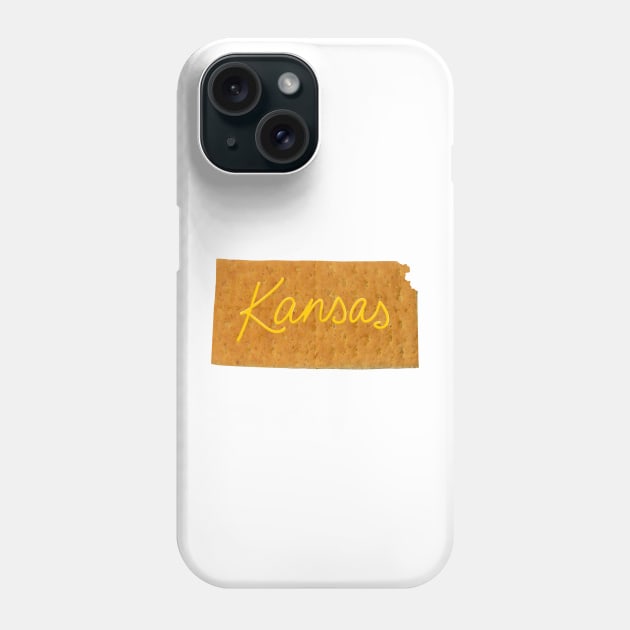 Kansas Graham Cracker Phone Case by KatieMorrisArt