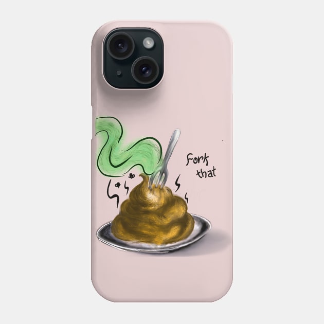 Fork That Phone Case by Refracted Creations