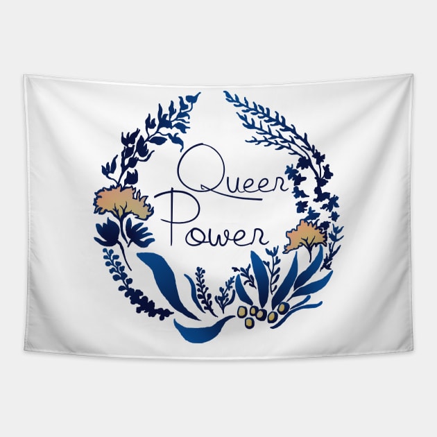 Queer Power Tapestry by FabulouslyFeminist