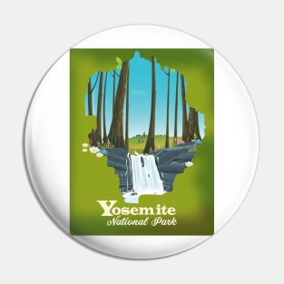 Yosemite National Park Travel poster Pin