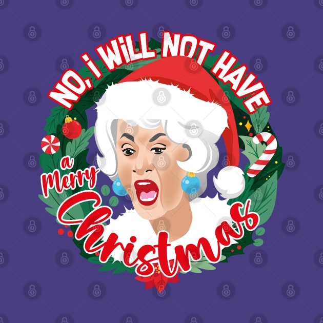 No, I will not have a merry Christmas by AlejandroMogolloArt