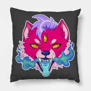 Vivid Wolf Pillow