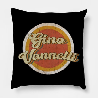 circle vintage Gino Vannelli Pillow