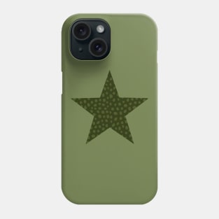 Olive Green Dalmatian Spots Phone Case