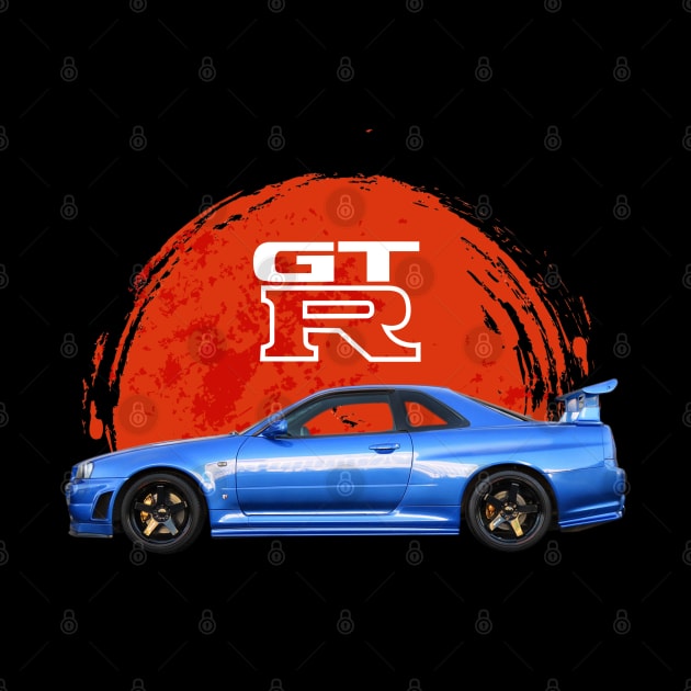 Skyline R34 GTR 1999 by jayaadiprastya