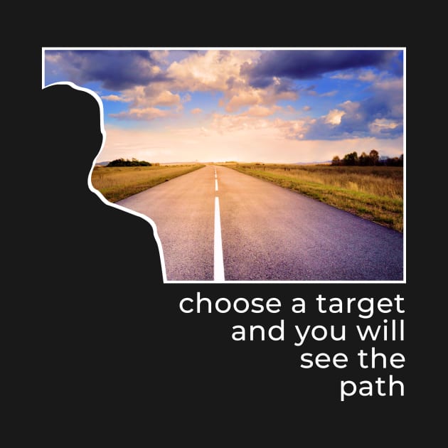 Choose a target and you will see the path by EvgBogo