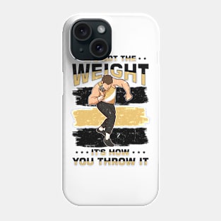 Athletics Track And Field Throw Athlete Shot Phone Case