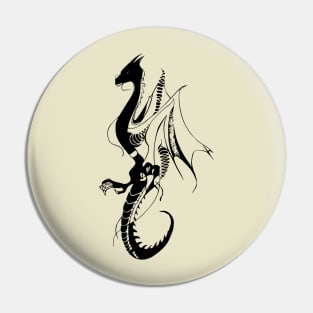 Black Dragon Pin