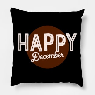 Happy December Pillow