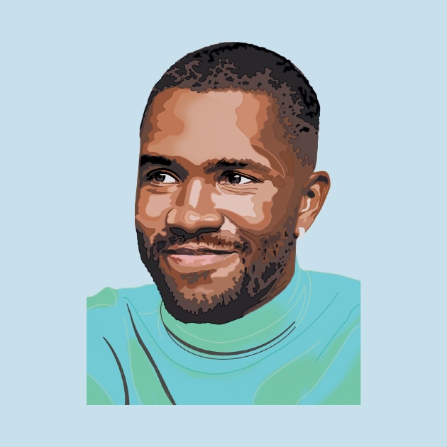 Frank Ocean Original Fan Art by HAPHEART.COM