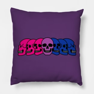 Pride Skulls Bisexual Pillow