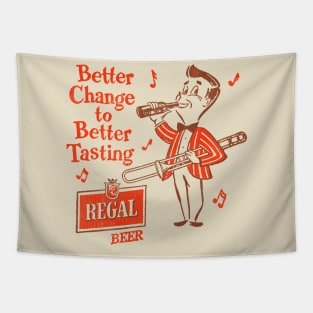 Regal Retro Defunct Beer Tapestry