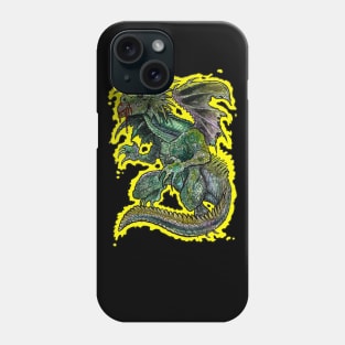 Zombie Fire Dragon Phone Case