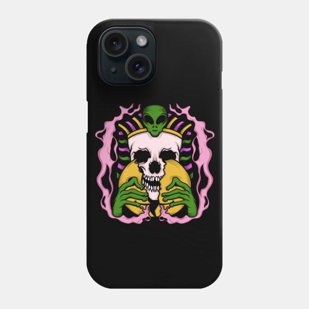 Alien Invasion Phone Case by mystiza_art