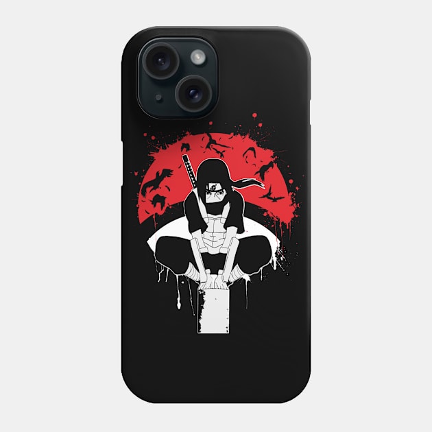 Itachi Uchiha Red Blood Phone Case by RejaDX