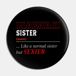 Hawaii Normal Sister Pin