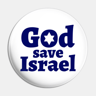 God save Israel Pin