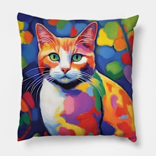 fauvism cat art les fauves Pillow