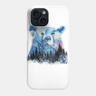 Aurora Bear Phone Case