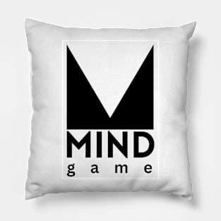 Mind game text design Pillow