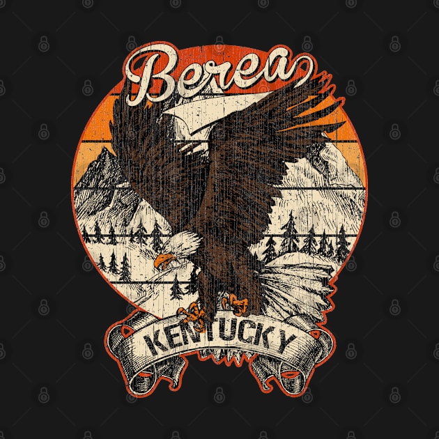 Berea Kentucky Bald Eagle Retro Vintage Aesthetic by aavejudo