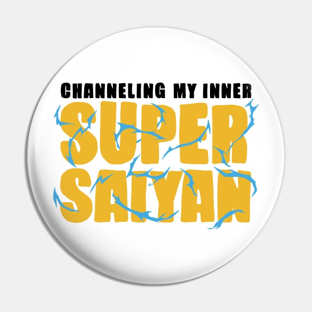 Inner Super Saiyan Pin by J31Designs