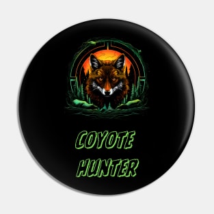 coyote hunting Pin