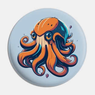 Cute Squid Pin