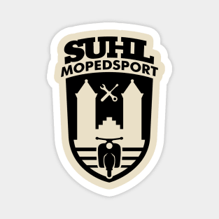 Suhl Mopedsport Schwalbe Logo 2 (black) Magnet