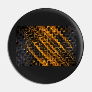 Black and gold Pin