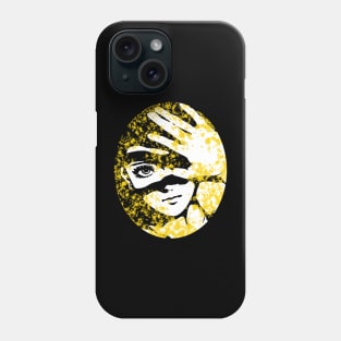 Punk Fashion Style Oval Yellow Glowing Girl Phone Case