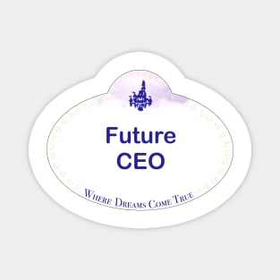 WDW Name Tag- Future CEO Magnet