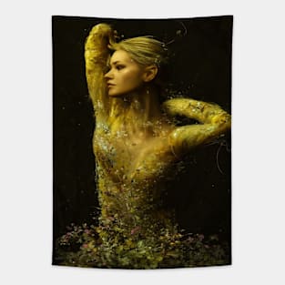 The world of plants and flowers Tapestry