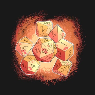 Autumnal Orange Dice Set T-Shirt