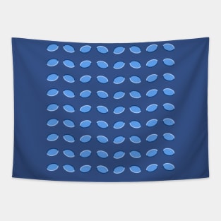 Implied Motion Graphics (Blue) Tapestry