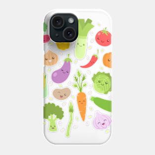 Happy Veggies Phone Case