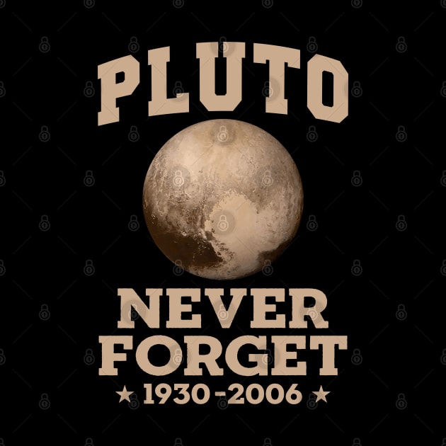 Pluto Never Forget 1930 - 2006 by TextTees