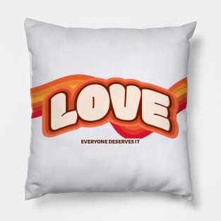 Retro Love Pillow