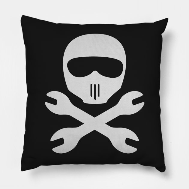 Skull & Bones Pillow by Mavericks