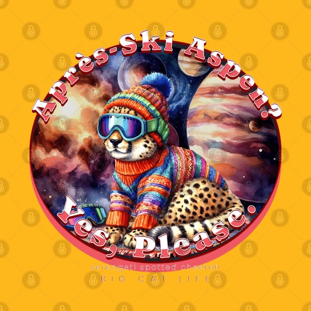 Apres-Ski Aspen Galactic Beanie Fast Cheetah 71C by catsloveart