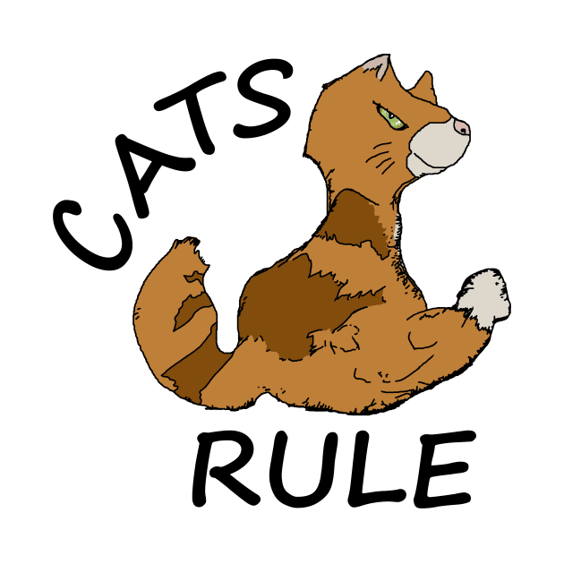 Cats Rule - Ginger by Walking Fox Designs