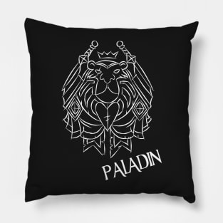 Paladin Crest (White) Pillow