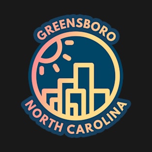 Greensboro North Carolina badge T-Shirt