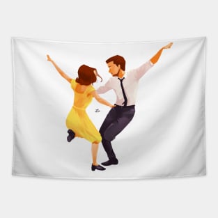 A Lovely Night La La Land Tapestry