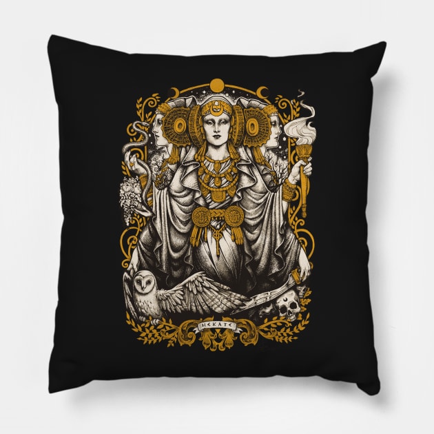 Iberian Hecate Pillow by Medusa Dollmaker