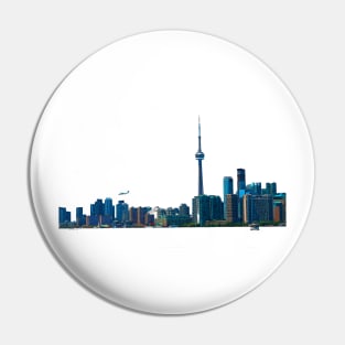 Toronto Skyline Graphic with Rogers Centre Pin