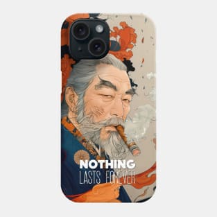 Puff Sumo: Nothing Lasts Forever, "世間は移り変わり" (Seken wa Utsurikawari) Phone Case