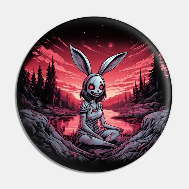 Evil Bunny Girl Pin by JennyPool